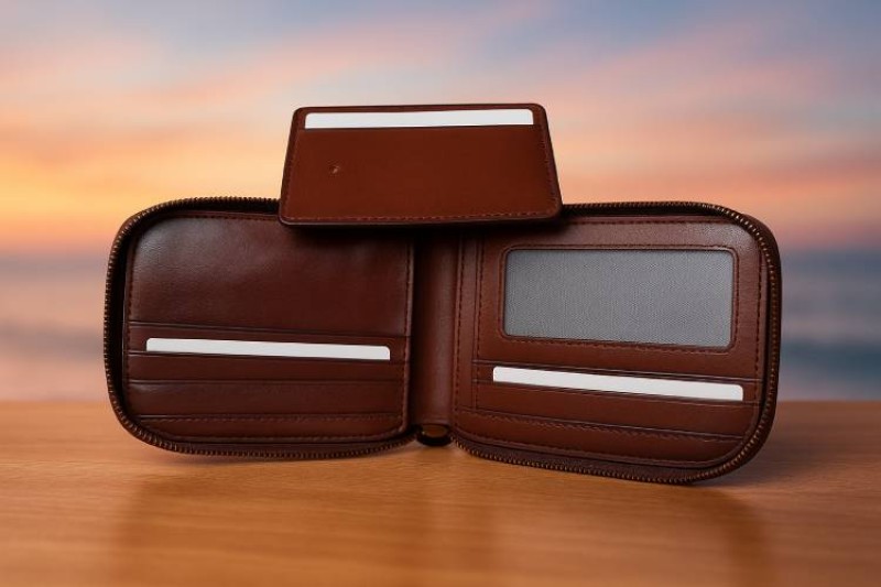 Bullcaptain & Maisha Leather Premium Leather Zipper Wallet – A Perfect Blend of Style, Security, and Durability