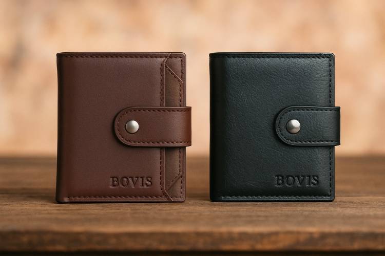 Bovis হাইব্রিড লেদার ওয়ালেট,Stylish leather wallet for everyday use