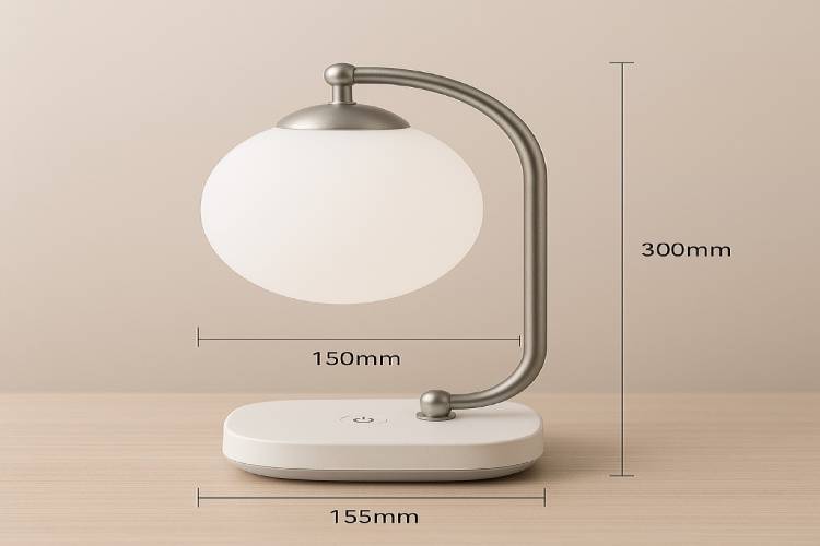 RGB Moon Desk Lamp with 10W Wireless Fast Charging – Stylish Multifunctional Night Lamp